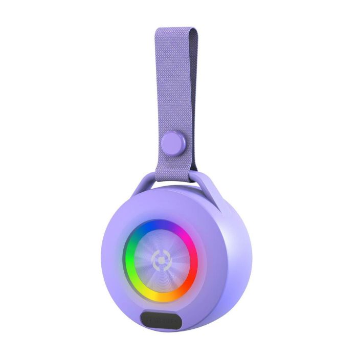 Altavoz Bluetooth Portátil Celly LIGHTBEATVL Violeta 5 W 1 Altavoz Bluetooth Portátil Celly LIGHTBEATVL Violeta 5 W 1