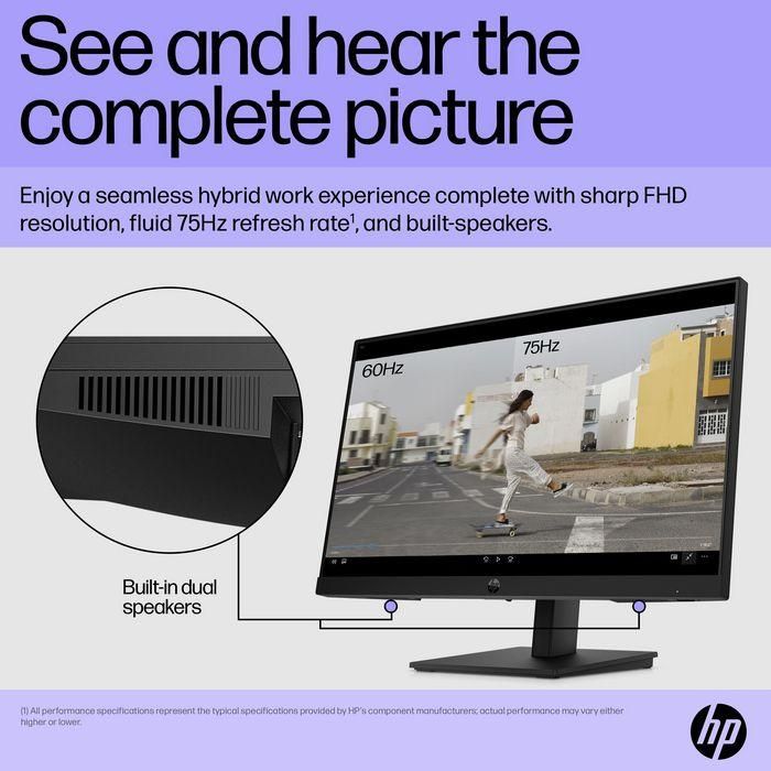 HP Monitor P22h G5 / 21,5" / FHD / VGA-HDMI-DisplayPort / Regulable Altura 23 HP Monitor P22h G5 / 21,5" / FHD / VGA-HDMI-DisplayPort / Regulable Altura 23