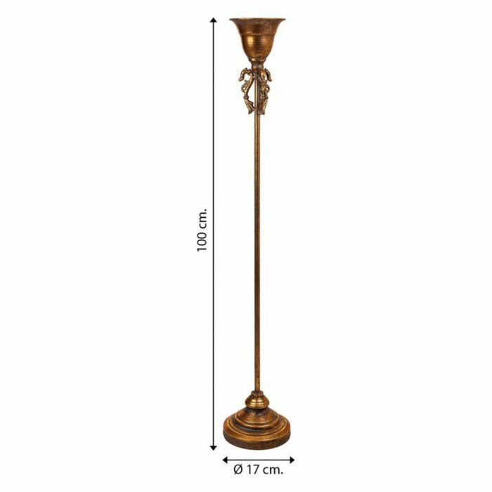 Candelabro Alexandra House Living Dorado Hierro 17 x 100 x 17 cm 1