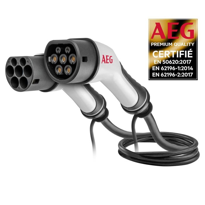 Aeg Cable de carga 5123 para vehículos eléctricos e híbridos enchufables - Trifásico 16A 480V AC - 5m 4