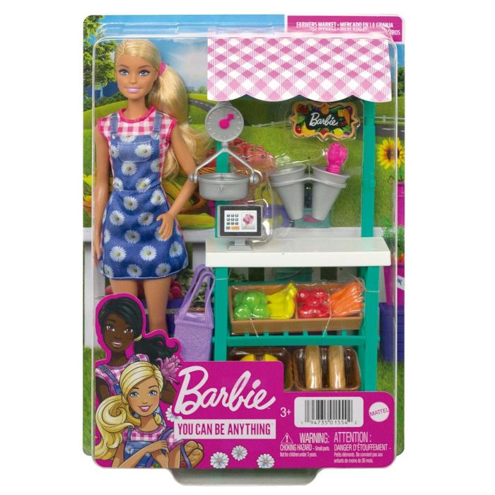 Muñeca Barbie Y Su Mercado Rubia Hcn22 Mattel 2