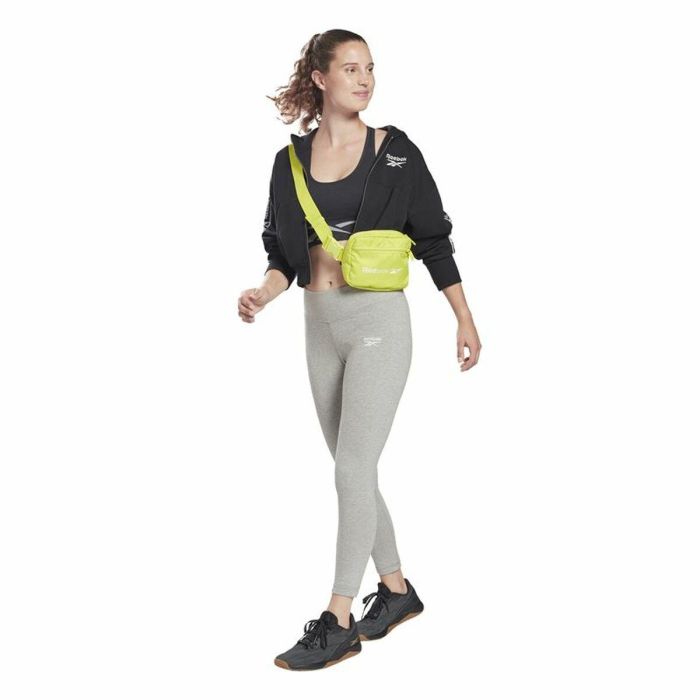 Chaqueta Deportiva para Mujer Reebok Tape Pack Full Zip Negro 1