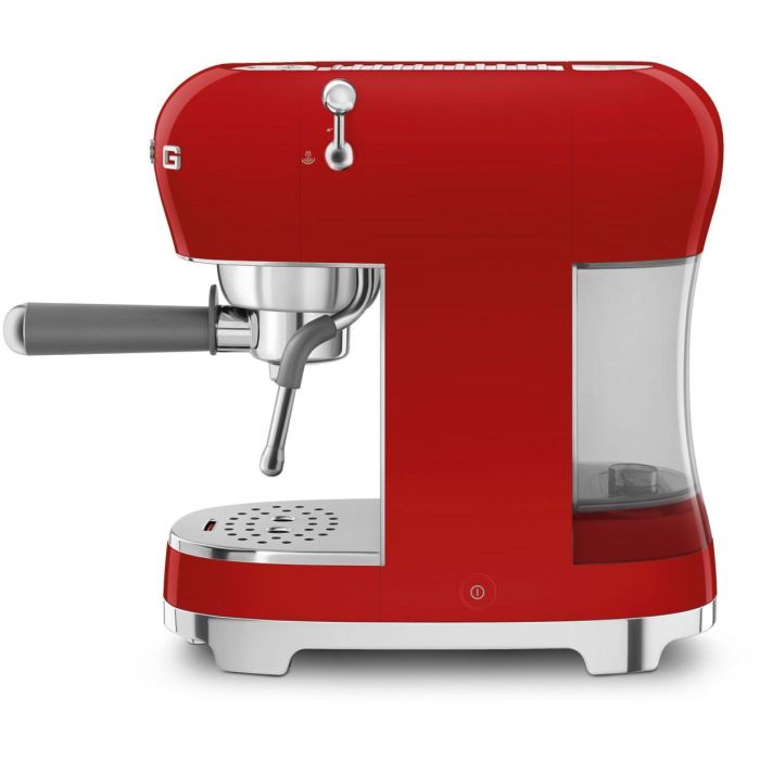 Smeg ECF02RDEU Cafetera Espresso de Estilo Años 50 Roja 1