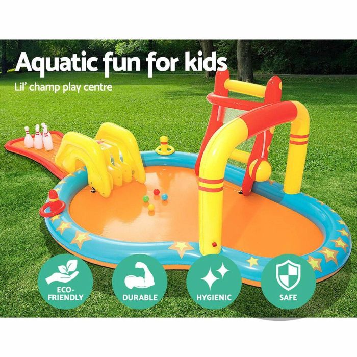 Bestway Piscina Hinchable Parque de Juegos Bolos 435x213x117 cm +2 Años Jardin 53068