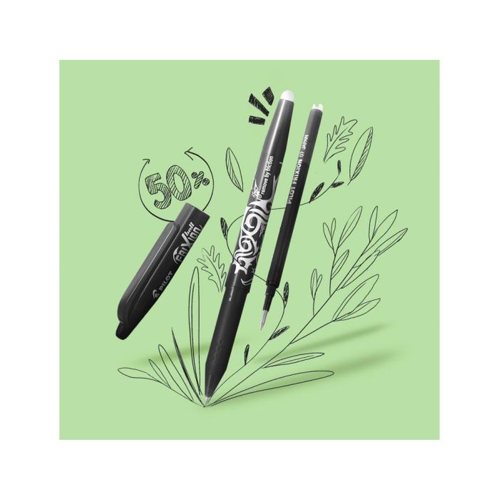 Pilot Recambio Bolígrafo Frixion 0.7 Negro Pack 3 Ud 3