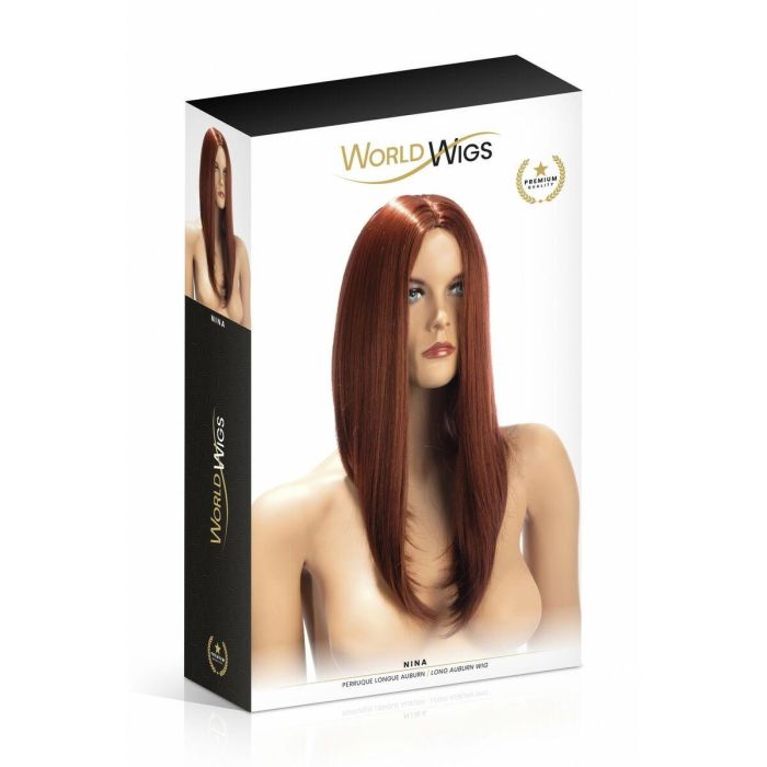 Accesorio Erótico World Wigs Nina Marrón Peluca 1