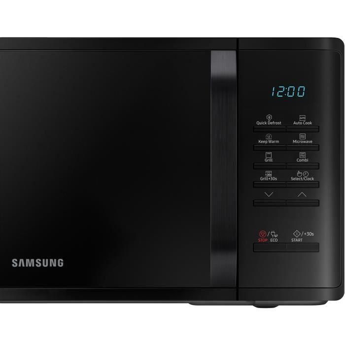 Samsung MG23K3513AK Microondas - 23L - Gril - Electrónica - 800W - 28.8 cm - Cavidad de cerámica Enamelo - Negro 1 Samsung MG23K3513AK Microondas - 23L - Gril - Electrónica - 800W - 28.8 cm - Cavidad de cerámica Enamelo - Negro 1