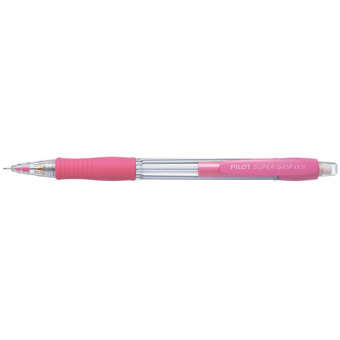 Pilot H-185 Portaminas Supergrip 0.5 Con Goma Rosa (Set de 12) (Set de 12) 1