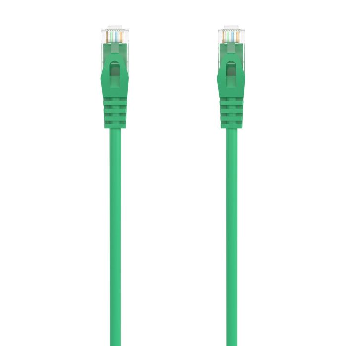 AISENS - CABLE DE RED LATIGUILLO RJ45 LSZH CAT.6A 500 MHZ UTP AWG24, VERDE, 2.0M