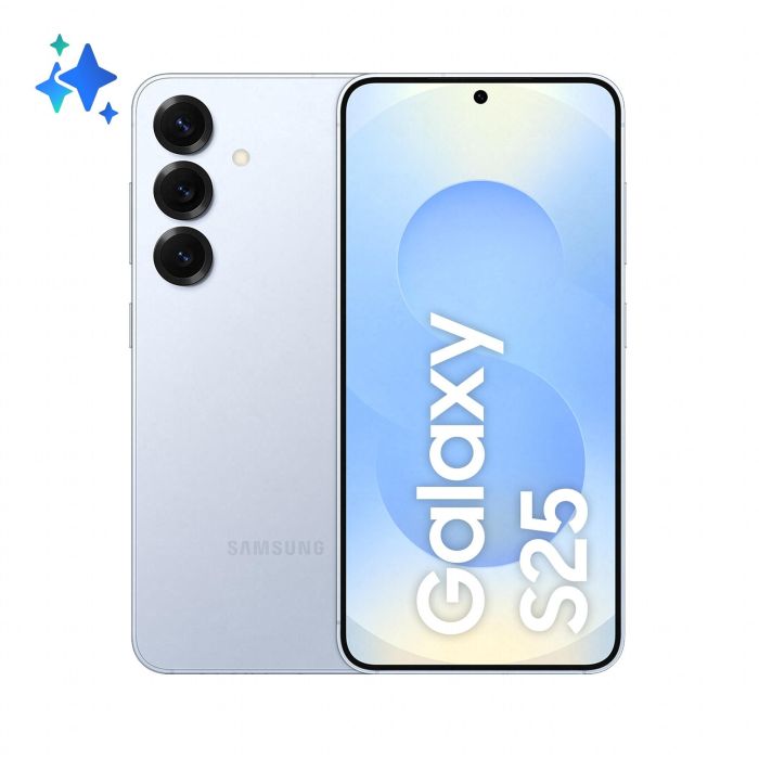 SAMSUNG Galaxy S25 5G Icyblue 12GB RAM 128GB Almacenamiento Cámara 50MP Android 15