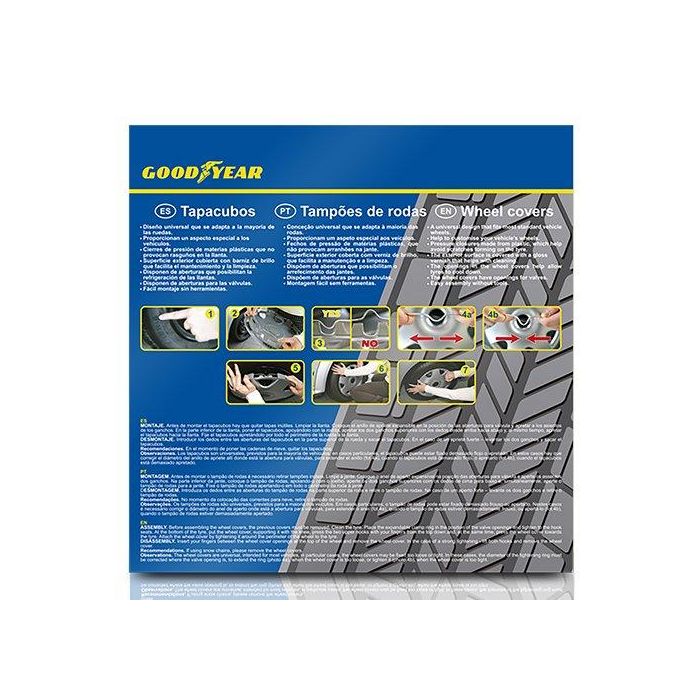 Abc Tapacubos Monaco Bicolor 16" GOD9055 Juego de 4 3