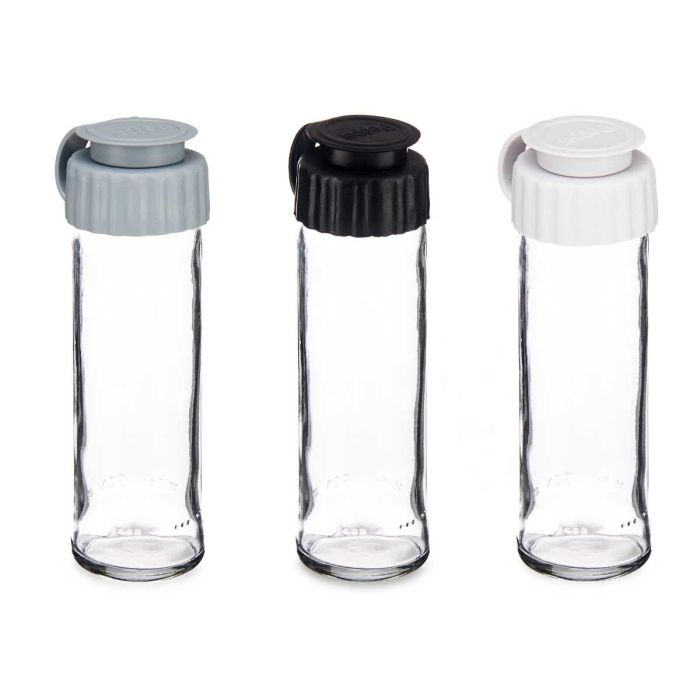 Pimentero Cristal 112Ml Surtidos Blanco Negro Gris Vivalto 3X13CM (24 Unidades) 1 Pimentero Cristal 112Ml Surtidos Blanco Negro Gris Vivalto 3X13CM (24 Unidades) 1
