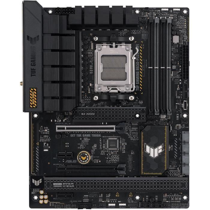 ASUS TUF Gaming B650-PLUS WiFi Placa Base AMD AM5 para AMD Ryzen 7000 Series, DDR5, PCIe 4.0, WiFi 6 1 ASUS TUF Gaming B650-PLUS WiFi Placa Base AMD AM5 para AMD Ryzen 7000 Series, DDR5, PCIe 4.0, WiFi 6 1