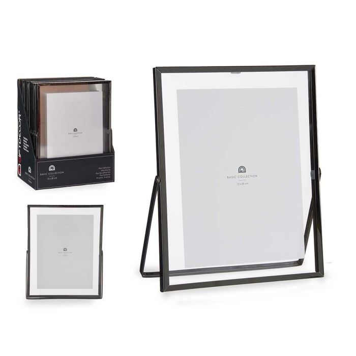 Giftdecor Marco de Metal Negro 15x20 cm con Vidrio - 20.5x25.5x1 cm (12 Unidades) Giftdecor Marco de Metal Negro 15x20 cm con Vidrio - 20.5x25.5x1 cm (12 Unidades)