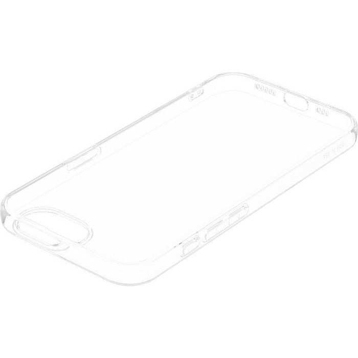 eSTUFF Funda TPU INFINITE VIENNA para iPhone 16e Transparente - 100% Plástico Reciclado 3