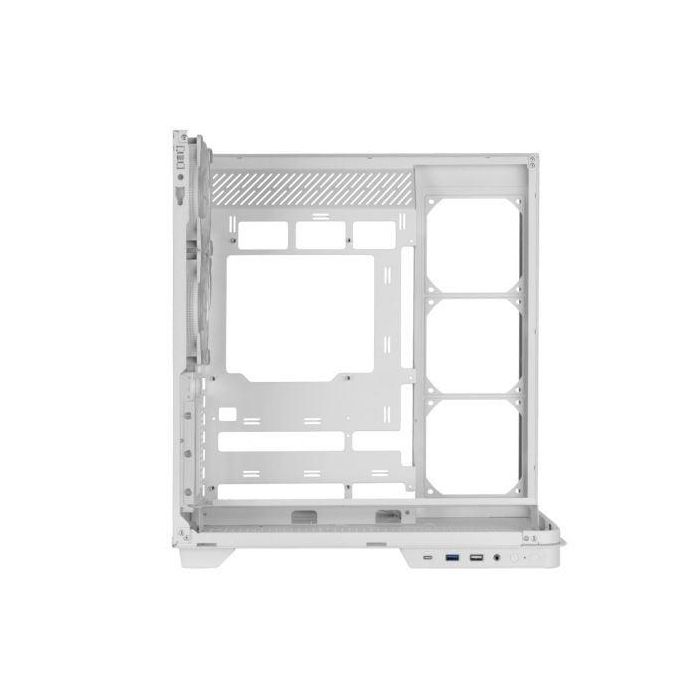 Mars Gaming MCINFINIOW Caja Torre Gaming Blanca con Cristal Templado Curvo Panorámico, 2 Ventiladores ARGB y USB-C. Compatible ATX. 3 Mars Gaming MCINFINIOW Caja Torre Gaming Blanca con Cristal Templado Curvo Panorámico, 2 Ventiladores ARGB y USB-C. Compatible ATX. 3