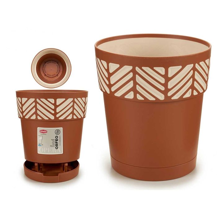 Maceta Plastico 15 Cm Orfeo Terracota Stefanplast (12 Unidades) Maceta Plastico 15 Cm Orfeo Terracota Stefanplast (12 Unidades)