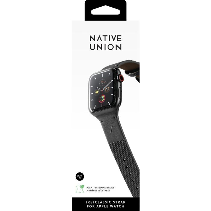 Native Union (Re) Correa Clásica Piel Genuina Nappa Italiana para Apple Watch 40mm - Negra, Diseño Elegante y Atemporal 3 Native Union (Re) Correa Clásica Piel Genuina Nappa Italiana para Apple Watch 40mm - Negra, Diseño Elegante y Atemporal 3
