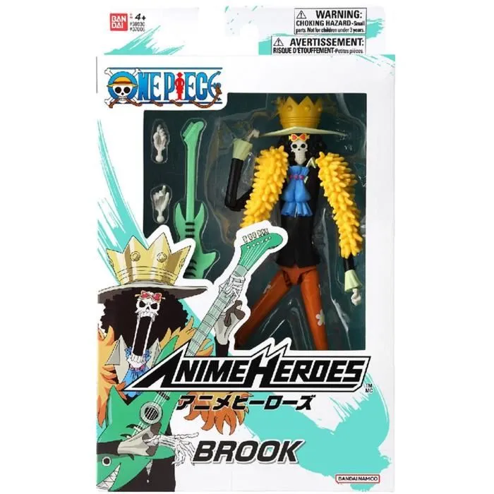 Bandai Figura Anime Heroes One Piece Brook 17 cm 2 Bandai Figura Anime Heroes One Piece Brook 17 cm 2