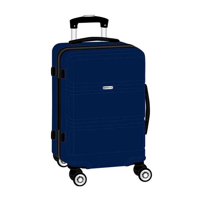Safta Trolley Cabina 20" Travel Navy Blue 34,5x55x20 cm 0 Safta Trolley Cabina 20" Travel Navy Blue 34,5x55x20 cm 0