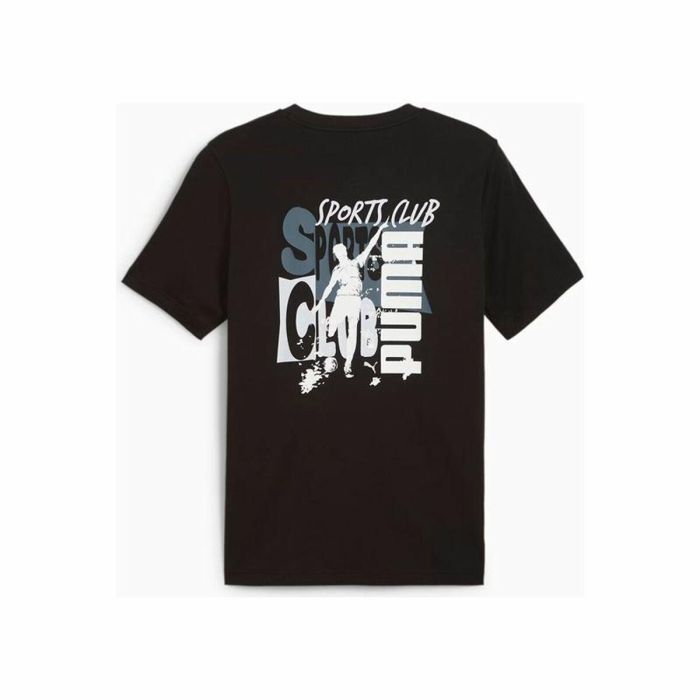 Camiseta de Manga Corta Hombre Puma Graphics Puma Sports Club Negro 2