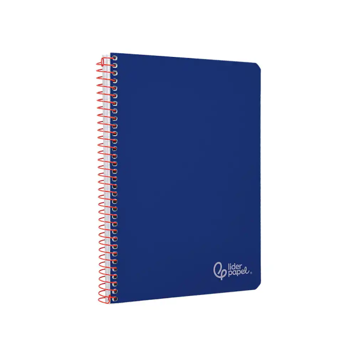 Liderpapel Cuaderno Espiral A4 Witty Tapa Dura 80 Hojas 90gr Pauta 3,5mm Con Margen Color Azul Oscuro 3
