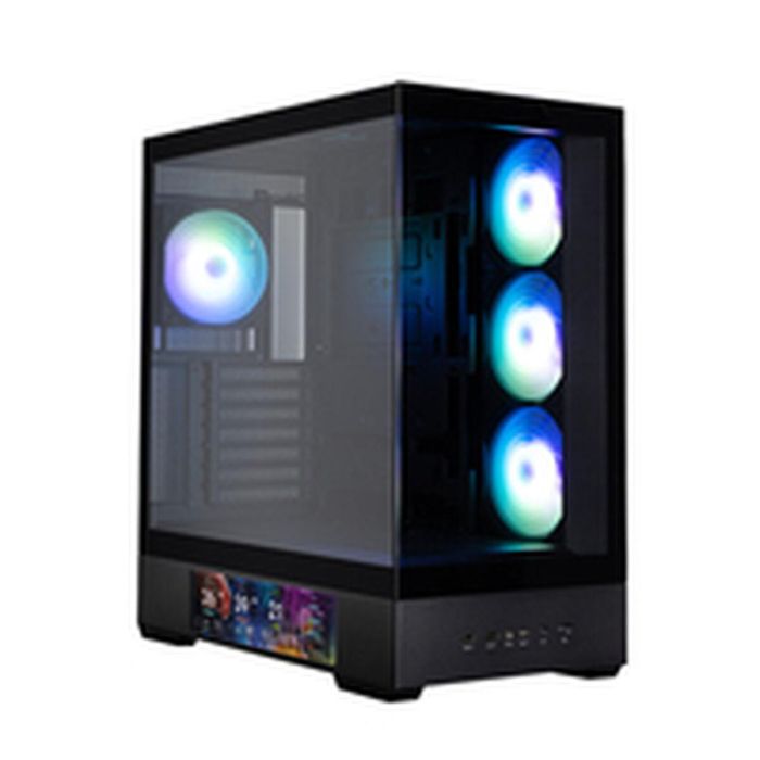 Zalman P40 DS BLACK Midi Tower PC Negro con Pantalla LCD 9.1" 11