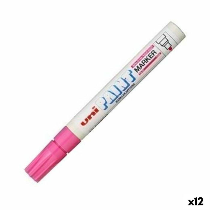 Rotulador permanente Uni-Ball PX-20 Rosa (12 Unidades) 0 Rotulador permanente Uni-Ball PX-20 Rosa (12 Unidades) 0