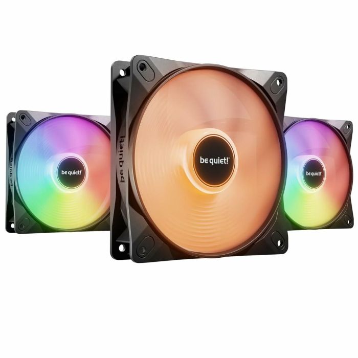 be quiet! LIGHT WINGS LX PWM high-speed Triple-Pack Ventilador 120mm RGB Negro 2100 RPM (3 unidades) 9