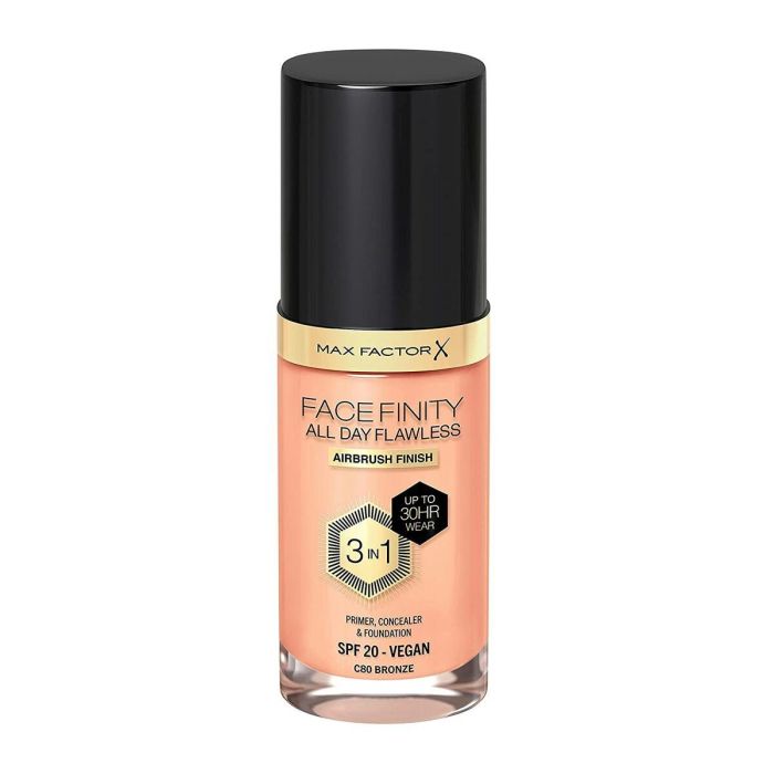 Max Factor Facefinity 3In1 Primer, Concealer & Foundation 80-bronze Max Factor Facefinity 3In1 Primer, Concealer & Foundation 80-bronze