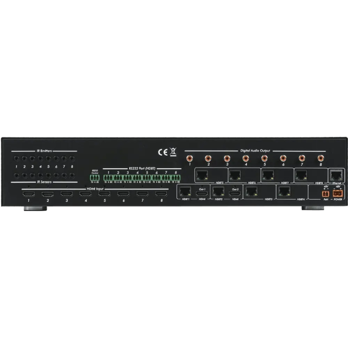 Muxlab Matriz HDMI/HDBT 8X8 4K60 de 8 Entradas y 8 Salidas HDBaseT, Resolución 4K/60Hz 1