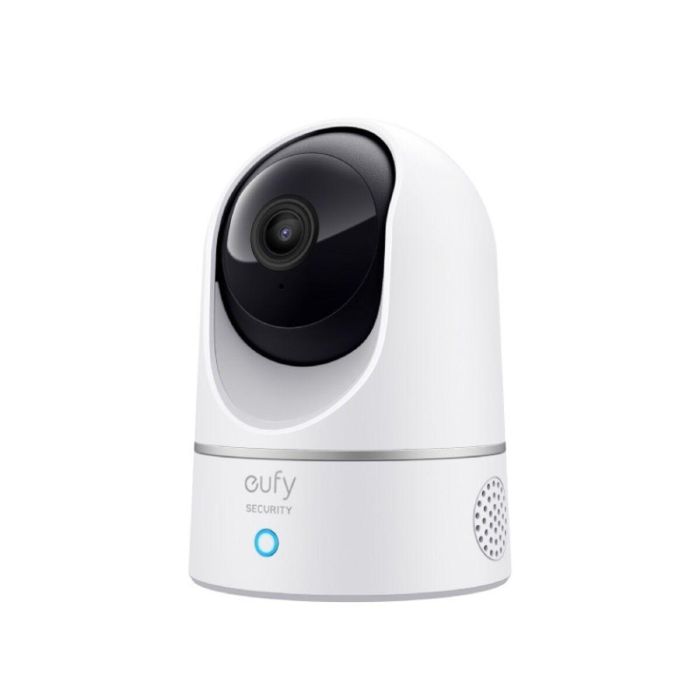Eufy E220 Cámara de Seguridad IP Interior 2K con Auto-seguimiento IA, Giro 360°, Inclinación, Visión Nocturna y Audio Bidireccional. Compatible Alexa, Google HomeKit.