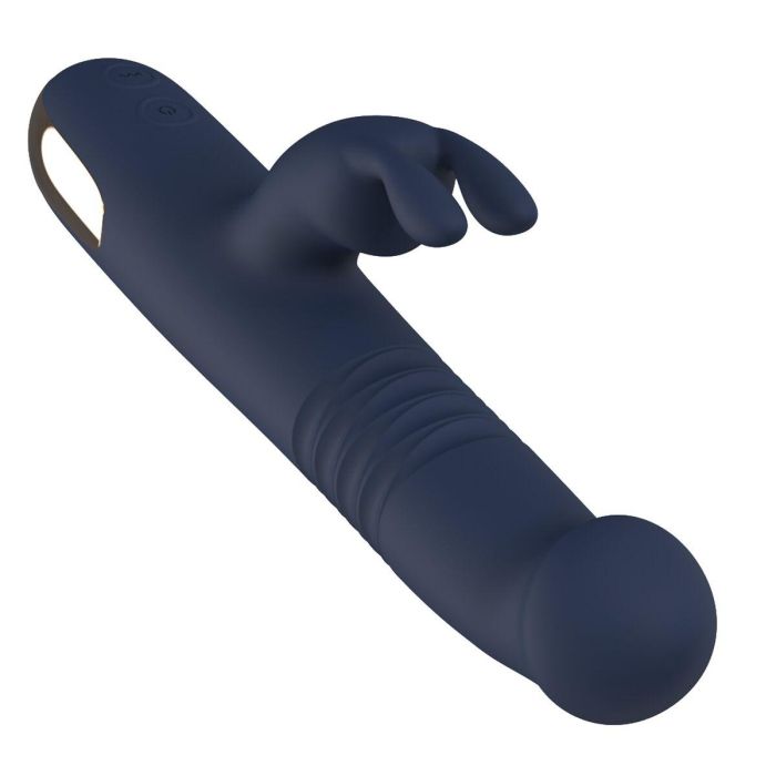 Vibrador Doble Estimulación Dream Toys Goddess Collection Azul 6 Vibrador Doble Estimulación Dream Toys Goddess Collection Azul 6