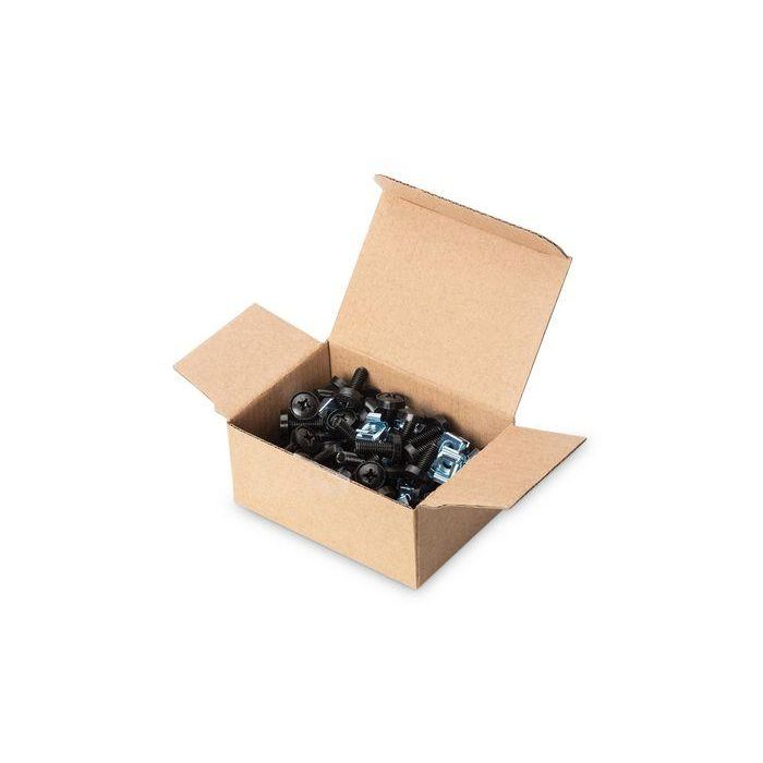 Digitus M6 installation screw set, 50 pieces 50x black screws, cage nuts and washers 1 Digitus M6 installation screw set, 50 pieces 50x black screws, cage nuts and washers 1