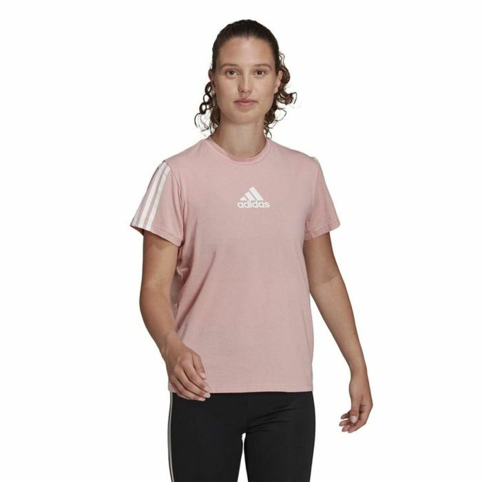 Camiseta de Manga Corta Mujer Adidas Aeroready Made for Training Rosa 1 Camiseta de Manga Corta Mujer Adidas Aeroready Made for Training Rosa 1