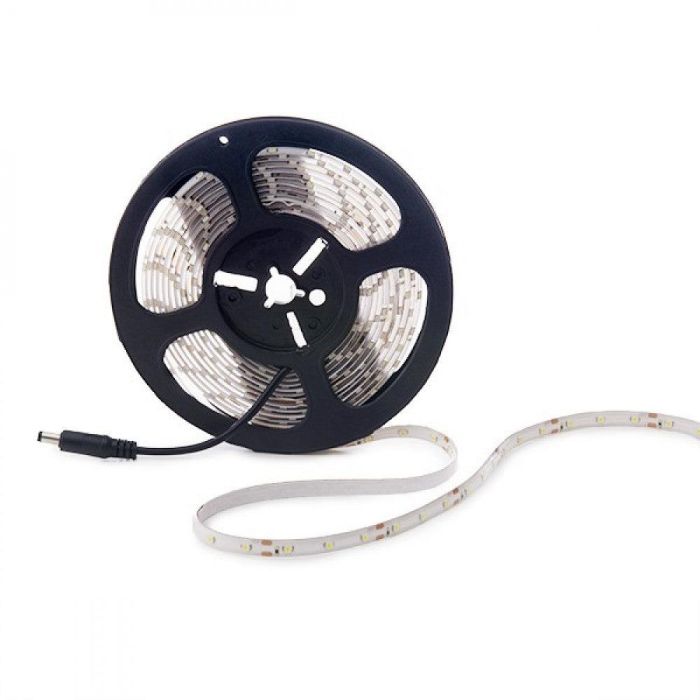 Tira de 300 LEDs 24W 1.200Lm CRI85 6000ºK SMD3528 12VDC IP65 x5M 40.000H [PL219002W]-Blanco 1