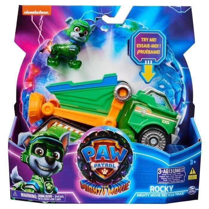 VEHÍCULO + FIGURA ROCKY La Super Patrulla - La Película 4 VEHÍCULO + FIGURA ROCKY La Super Patrulla - La Película 4
