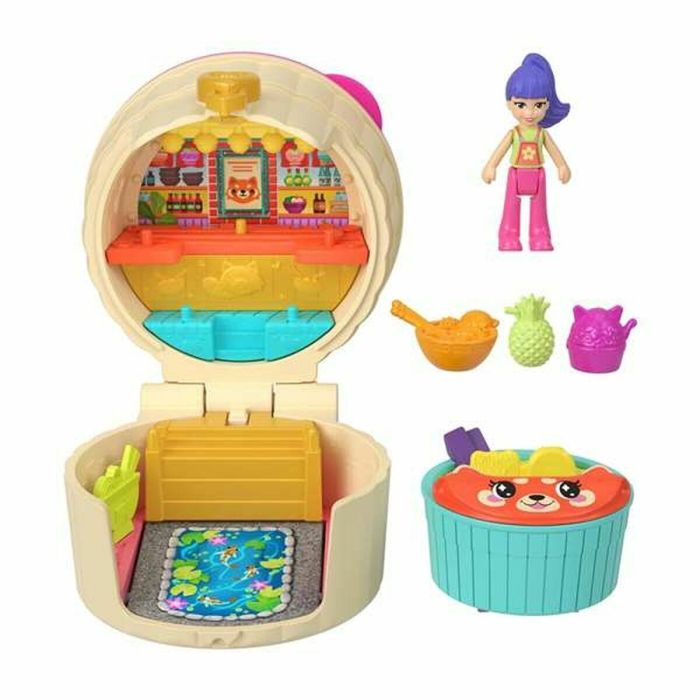 Polly Pocket Caja Sorpresa del Asistente del Chef con Accesorios, Mini Figura y Vehículo 2