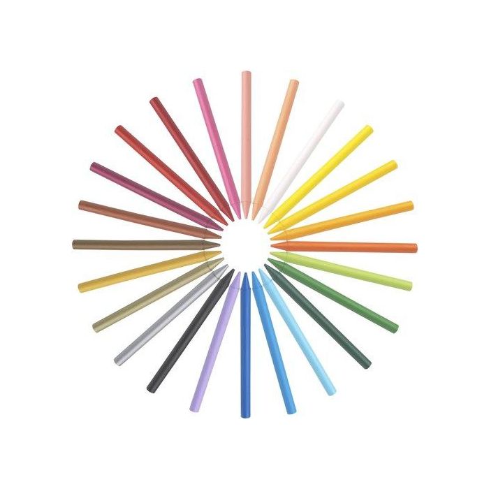 Ceras Plastidecor Unicolor C/25 Verde Fluor Ceras Plastidecor Unicolor C/25 Verde Fluor