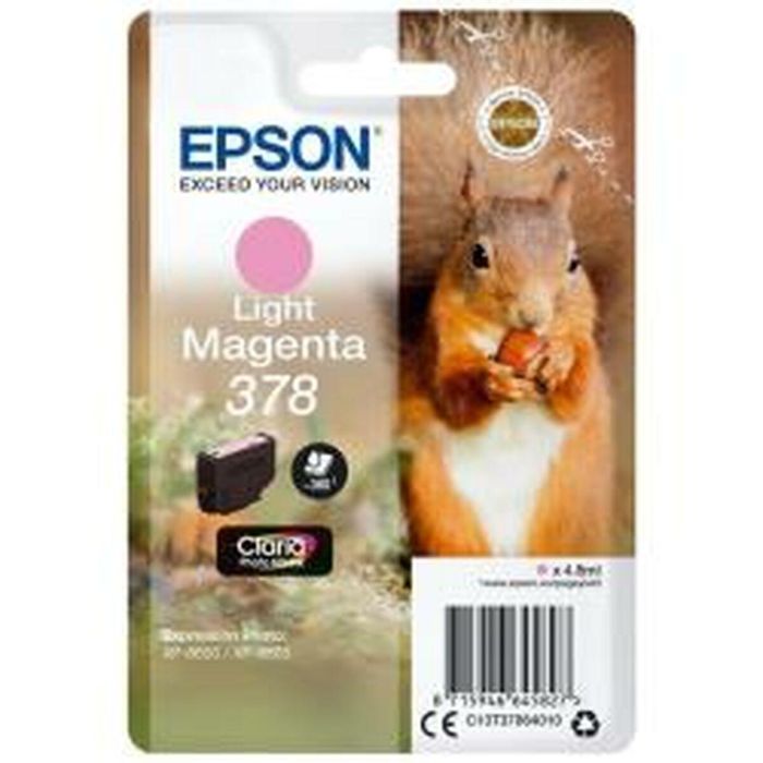 EPSON Singlepack Light Magenta 378 Claria Photo HD Ink 0 EPSON Singlepack Light Magenta 378 Claria Photo HD Ink 0