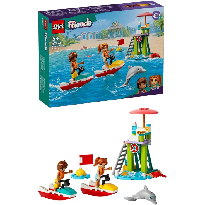 LEGO 42623 Moto Acuática de la Playa Friends con 2 Minipersonajes, Delfín y Accesorios, Juguete +5 años 3 LEGO 42623 Moto Acuática de la Playa Friends con 2 Minipersonajes, Delfín y Accesorios, Juguete +5 años 3