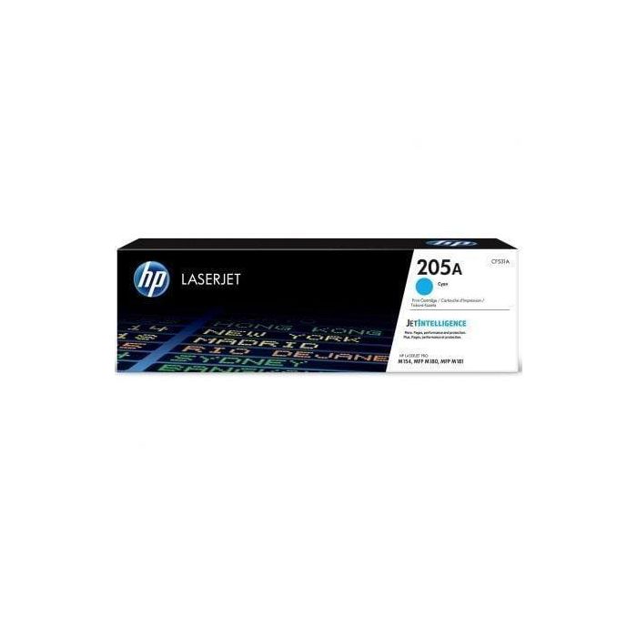 Toner Hp 205A Laserjet M154A - 154Nw - Mfp M180N - 181Fw Cian 900 Paginas