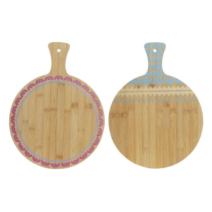 DKD Home Decor Tabla de Cortar de Bambú Colonial Turquesa Granate 40x30x1 cm (Pack de 2) DKD Home Decor Tabla de Cortar de Bambú Colonial Turquesa Granate 40x30x1 cm (Pack de 2)