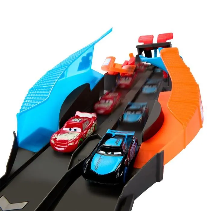 Mattel HPD80 Circuit Glow Racers Juguete de Carreras que Brilla en la Oscuridad para Niños a partir de 4 Años 5