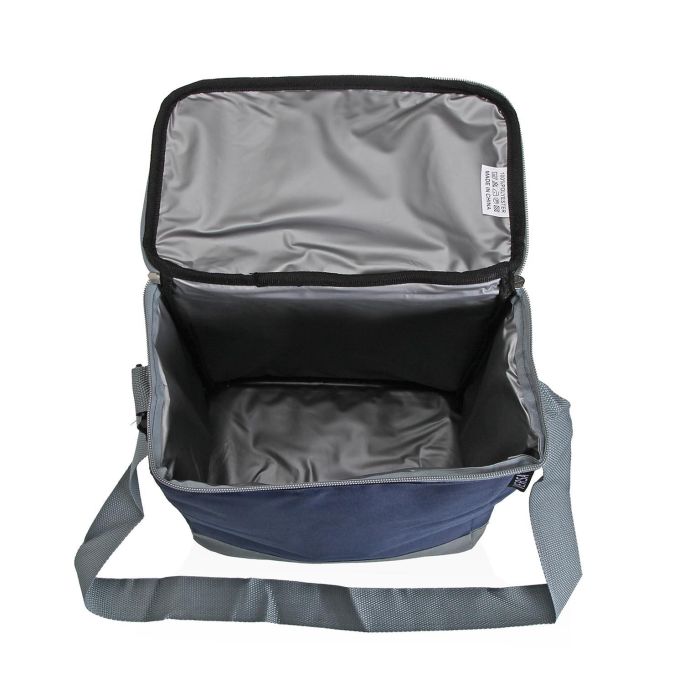 Fiambrera Isotérmica Versa 14L Gris y Azul 25x30x15 cm (2 Unidades) 2 Fiambrera Isotérmica Versa 14L Gris y Azul 25x30x15 cm (2 Unidades) 2
