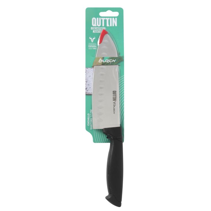 Cuchillo Santoku Cocina 17 cm Black - Quttin (24 Unidades) 1 Cuchillo Santoku Cocina 17 cm Black - Quttin (24 Unidades) 1