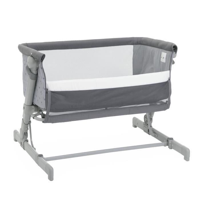 Cuna colecho CHICCO Next2Me GO - Compacta - Plegable - Reclinable - 6 niveles de altura - Gris oscuro 2 Cuna colecho CHICCO Next2Me GO - Compacta - Plegable - Reclinable - 6 niveles de altura - Gris oscuro 2