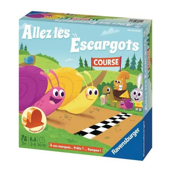 Juego Educativo Ravensburger Allez les Escargot (FR) Negro (1 Pieza) 2 Juego Educativo Ravensburger Allez les Escargot (FR) Negro (1 Pieza) 2
