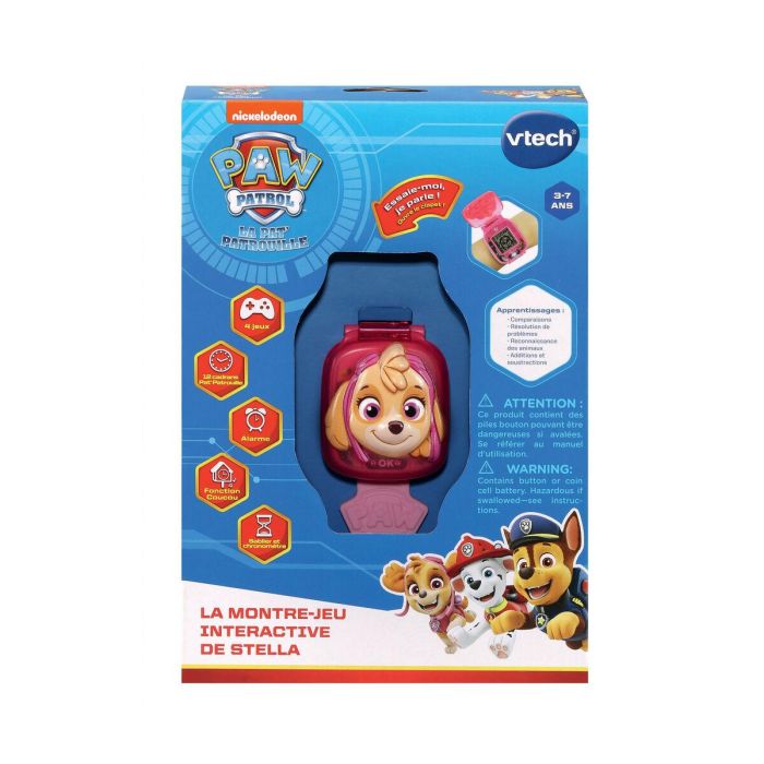 VTECH - PAW PATROL - Reloj de juego interactivo de Stella - 3D 1