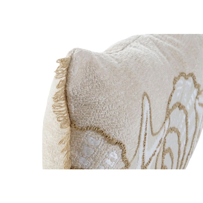 Cojin Mediterraneo DKD Home Decor Crema Natural 15 x 35 x 60 cm (2 Unidades) 1 Cojin Mediterraneo DKD Home Decor Crema Natural 15 x 35 x 60 cm (2 Unidades) 1
